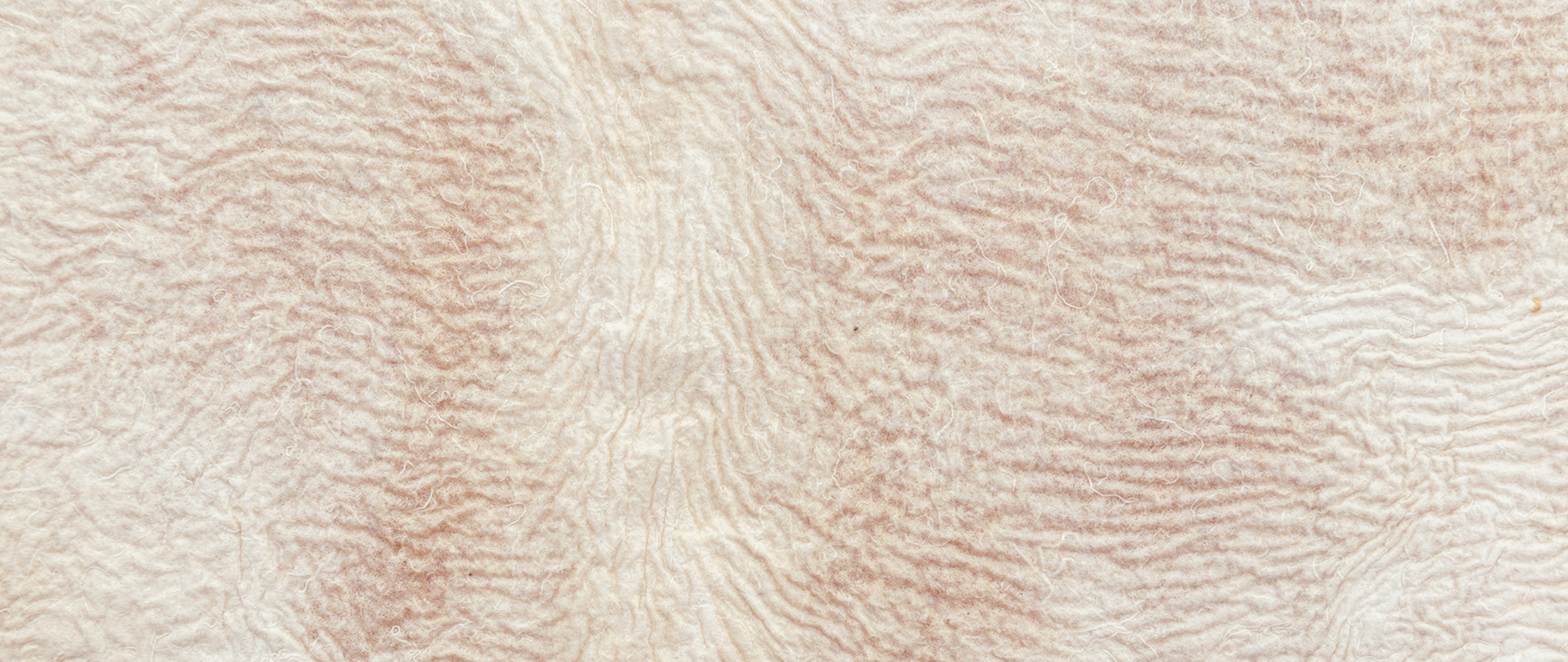 (un)woven biotextile beige tone recycled textile waste mobile